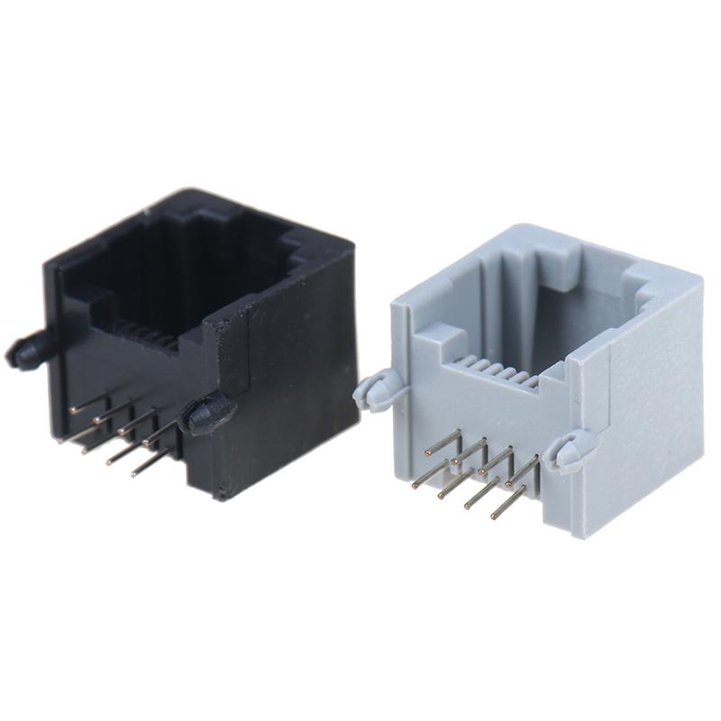 10 шт./лот Rj45 8P8C компьютерный интернет сетевой разъем Pcb Jack