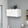 VidaXL Wall Cabinet White 80x39x40 Cm Chipboard