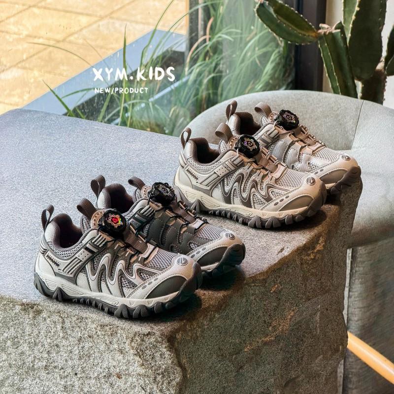Youth style shoes Kids Rotating Buckle Sneakers Boys Girls Outdoor Sport Shoes Lightweight Breathable Casual Running