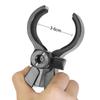 1Pc Universal Large Microphone Handhold Clip Clamp Holder With 3/8 Adapter For 3-6CM Mic Stand