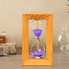 Nordic Style Retro Decor Triangular Wood Glass Hourglass 5/10/15/30 Minutes Sand Timer Craftwork Home Living Room Desk Accessory