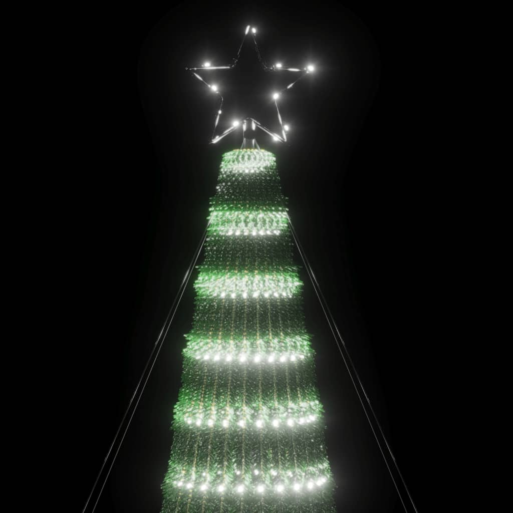 LED Christmas Tree 688 Cold White LEDs 300 cm