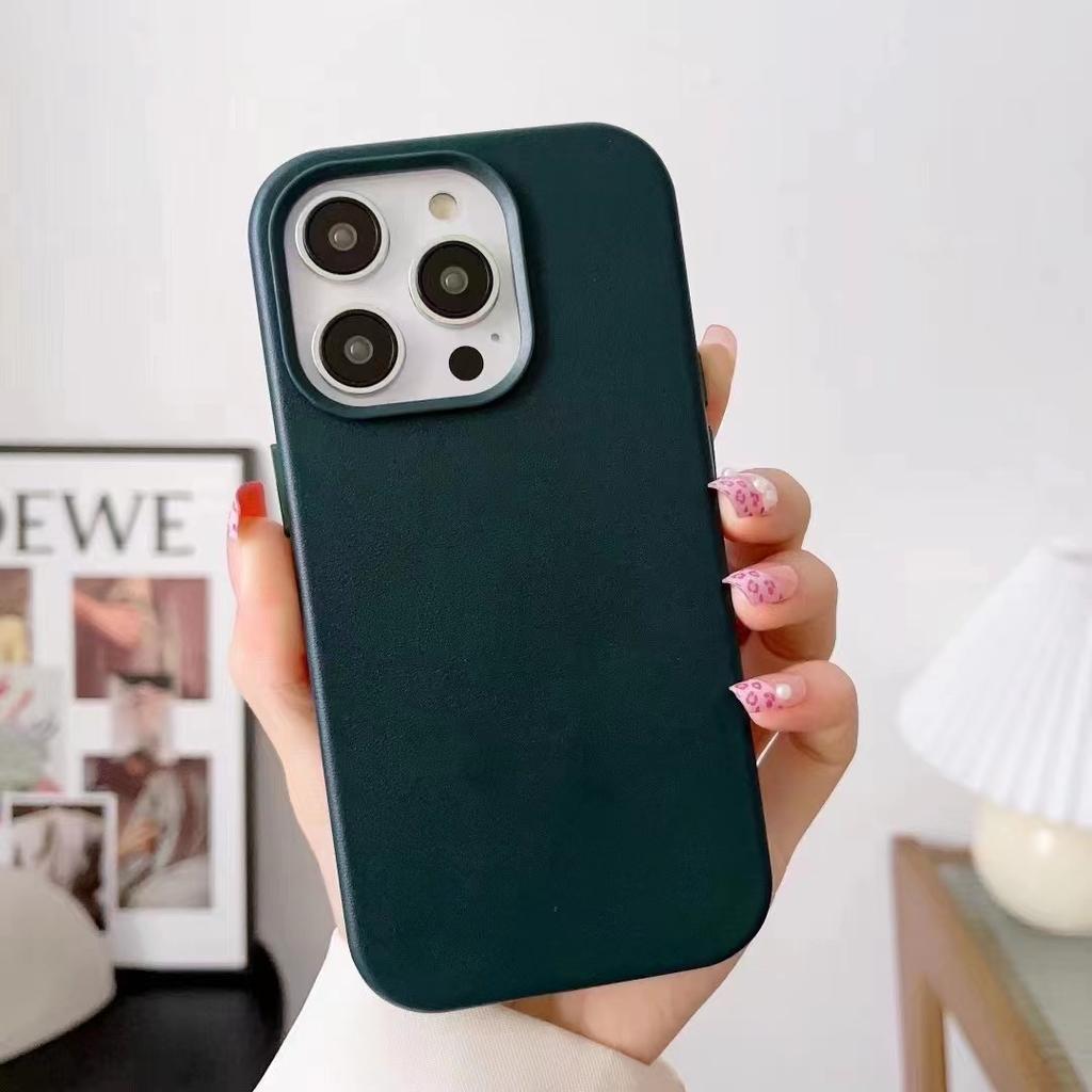 Роскошный кожаный чехол для Apple IPhone 14 15 Pro Max 13 12 13pro IPhone14 Magsafe Чехол Магнитный защитный чехол для зарядки