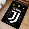 1pc Juventus FC logo Print Area Rug - Soft,Washable Non-Slip Indoor Mat for Office Chairs,Living Room,Home Office Decorative Rug