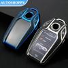 TPU Leather LED Display Car Key Case Cover For BMW 5 7 Series G12 G11 G30 G32 G31 I8 I12 I15 G01 X3 G02 X4 G05 X5 G07 X7 Car Bag Shell