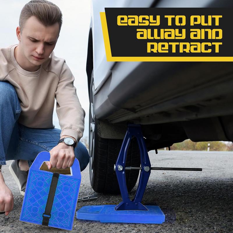 RV Jack Pads Car Jack Pad Set of 4 Anti-Slip Multi-Angle RV Leveling Support Equipment for Parking Road Trip Beach Pool