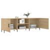 TV Cabinet in Sonoma Oak Finish 150 x 30 x 50 cm Engineered Wood