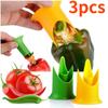 3pcs Slicer Vegetable Cutter Pepper Fruit Tools Cooking Device Kitchen Seed Remover Creative Corer Cleaning Coring Gadget