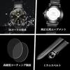 OLEVS Mens Watch Business Casual Roman Dial Waterproof Luminous Function Analog Quartz Date Gift