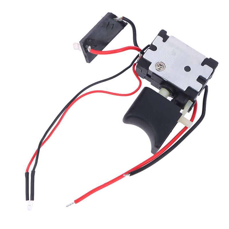 Электрическая дрель Пылезащитный регулятор скорости Кнопочный триггерный переключатель Беспроводная дрель постоянного тока