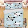 Sanrio Pochacco Комплект пододеяльника Одеяло Постельное белье 3D Детский комплект постельного белья 3 предмета 1 пододеяльник Размер King Size