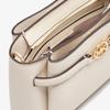 Michael Kors Классическая кожаная сумка-багет через плечо для commuters Женские сумки Кремовый 32F2GAQC1L-289