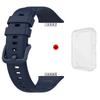 Для Huawei Watch Fit 2 Силиконовый ремешок+чехол Ремешок для часов с пряжкой того же цвета Браслет и Прозрачный корпус для часов