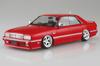 Aoshima Bunka Kyozaisha The Tuned Car Series Nissan Y31 Cima Obayashi Спецификация 1989 Пластиковая модель 1/24 № 14