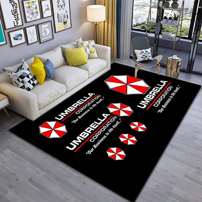 Научно-фантастическая игра Resident Evil, Корпорация Umbrella, мягкий ковер, домашняя гостиная, подкладка под офисное кресло, коврик для двери, коврик для двери U4