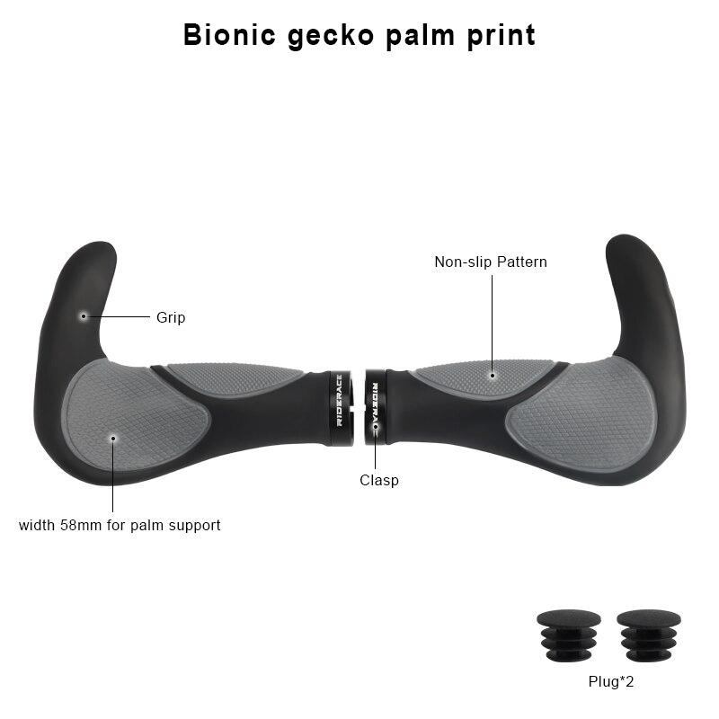 Велосипедные ручки TPR резиновые интегрированные алюминиевые сплавы одинарная блокировка велосипедного руля противоскользящие амортизационные велосипедные ручки