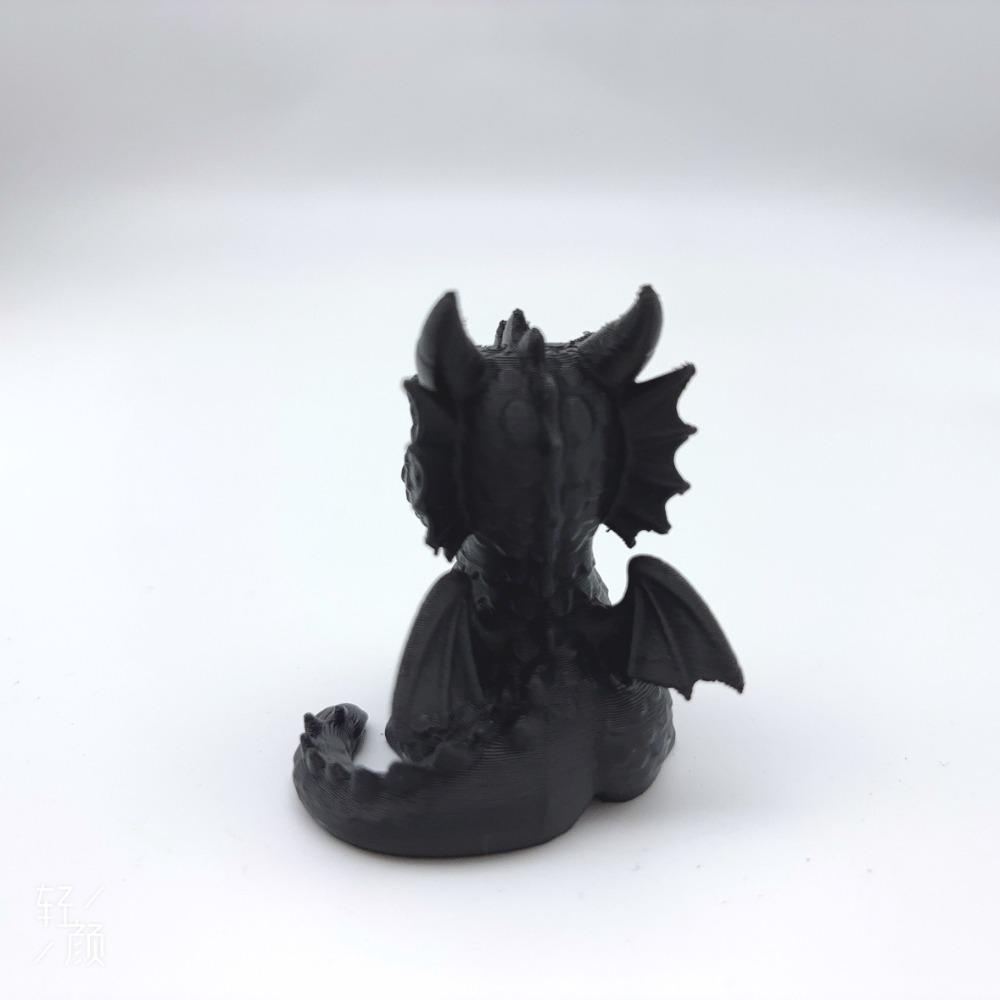 Скульптура Драконьего Малыша, 3D-печатная статуэтка детеныша дракона, Декоративный элемент с драконом, Многофункциональное украшение для рабочего стола