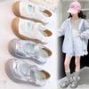 Girls Ballet Sports Sandals Summer 2025 New Mesh Children's Net Shoes Girls Foreign Style Princess Casual Shoes