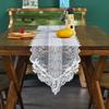 Embroidered Tulle Ivory Lace Table Runner Home Table Decoration