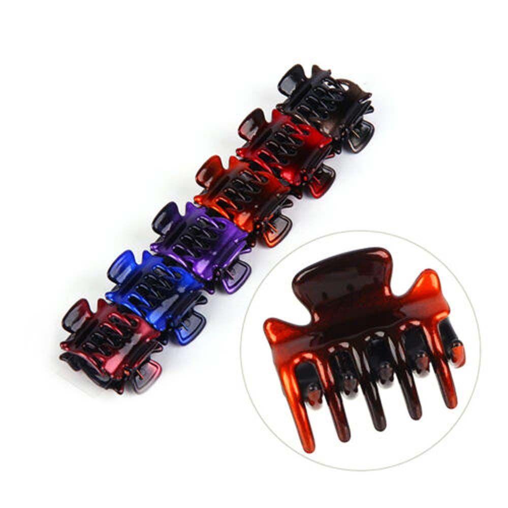 Маленькие мини-пластиковые подарки модные женские зажимы для волос заколка для волос краб зажим для волос