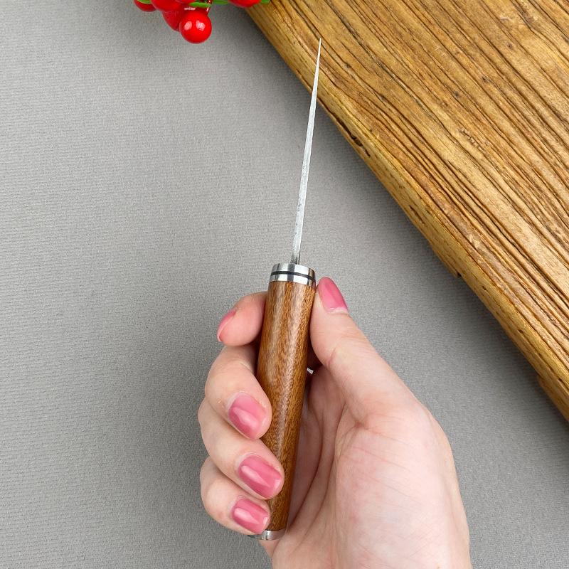 Нож для разделки мяса из дамасской нержавеющей стали, кухонный нож повара, филейный нож, мясной тесак, овощерезка