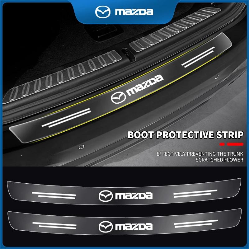 Наклейка на задний бампер багажника автомобиля, прозрачная пленка для Mazda 6 3 CX5 5 2 323 CX7 Demio Atenza Axela MX30 CX30 CX3 Аксессуары