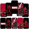 Для iPhone 16 15 Xiaomi Redmi Note 13 12 11 Pro Max X 9 14 XR Samsung Galaxy A16 S24 S23 Plus Huawei OPPO Daredevil Marvel Comics чехол для телефона Superhero