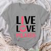 Футболки Live Love Pilates Для любителей пилатеса Модная футболка Летняя Повседневная С круглым вырезом Свободная футболка