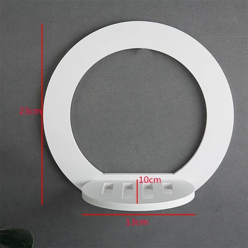 Simple Opening Free Punching Rack Simple Flower Stand Potted Bedroom Wall Hanging Decoration Home Suction Cup Rack