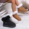 Snow Boots 2025 New Popular Large Size 36-42 Snow Boots Women Northeast Cold Snow Shoes Women