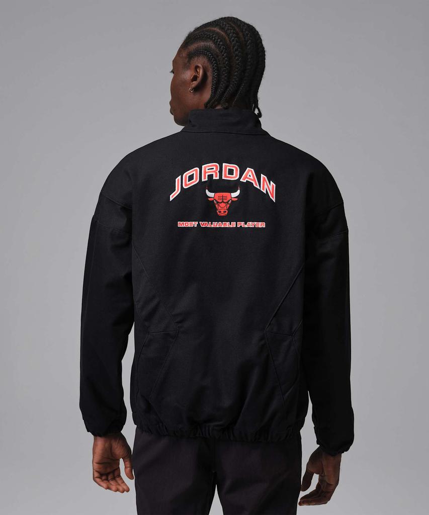 Nike Рабочая куртка Jordan Flight с графическим принтом M - Черная:Белый / If1822-010