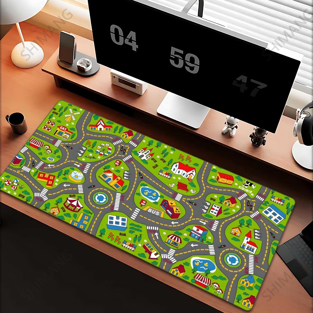 Коврик для мыши City Carpet Nostalgia, коврик для мыши ss Nostalgia, коврик для игрового стола xMM, коврик для клавиатуры, противоскользящий коврик для офиса.