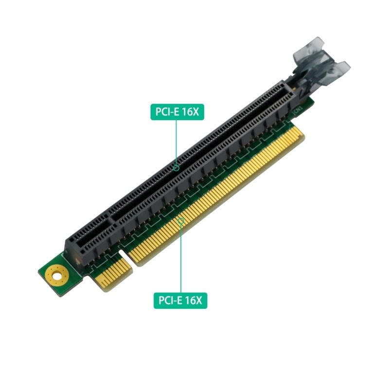 Конвертеры PCIE X16 в X16 PCIExpress3.0 8 Гбит 16X Папа-Мама Адаптеры 90 градусов Высокоскоростные Райзеры для 1U