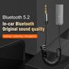 AUX Bluetooth Adapter Car 3.5mm Jack Audio Transmitter Wireless 5.2 Receiver USB Dongle Cable Handsfree Car Kit With Microphone