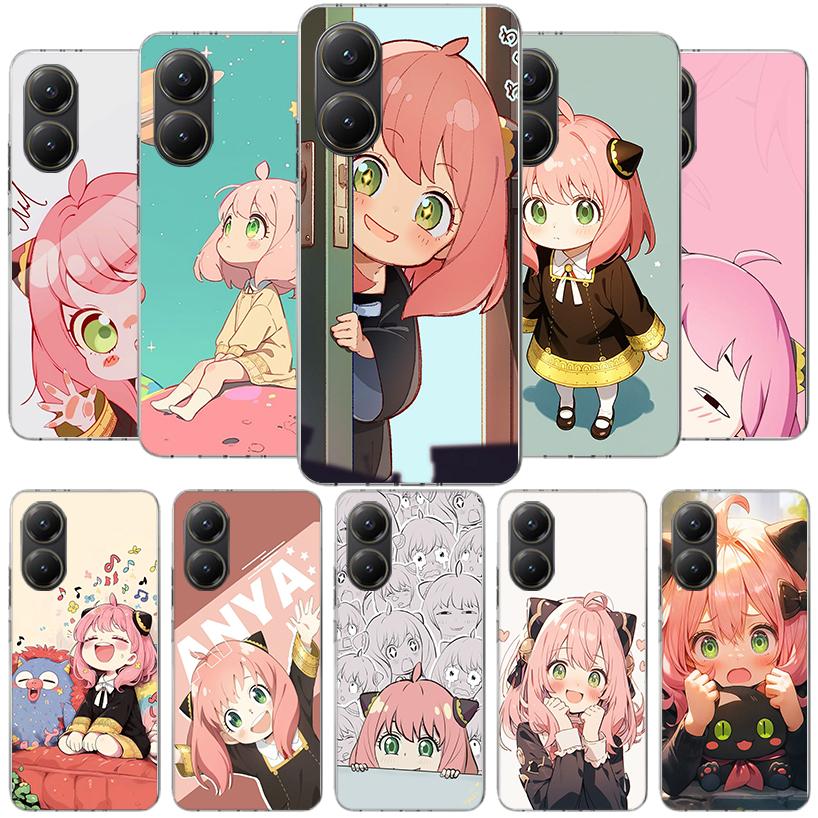 S-Spy Family Anya Phone Case For Xiaomi Poco F7 Ultra X7 X6 X5 Pro M7 Redmi 15C 15 13C 13 12C 12 10C 10 9A 9C 9T 9 Shell Poco F7