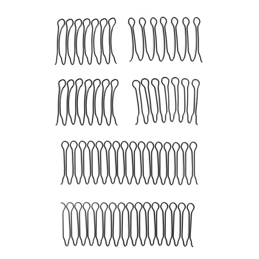 3 комплекта расчесок-зажимов для волос Twist, модная водонепроницаемая эластичная антипрозрачная металлическая проволочная расческа для волос