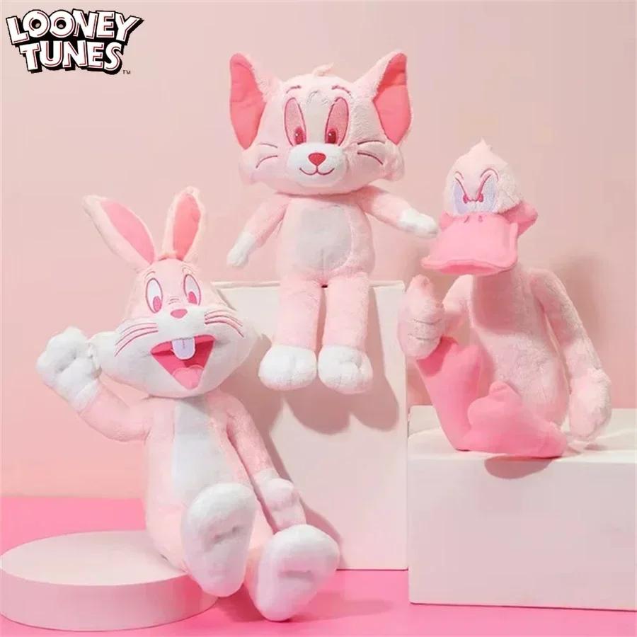 Розовая серия Плюшевые игрушки Looney Tunes Милый Каваи Розовый Плюшевая игрушка Багз Банни Птичка Твити И Утка Даффи Мягкие куклы Игрушки