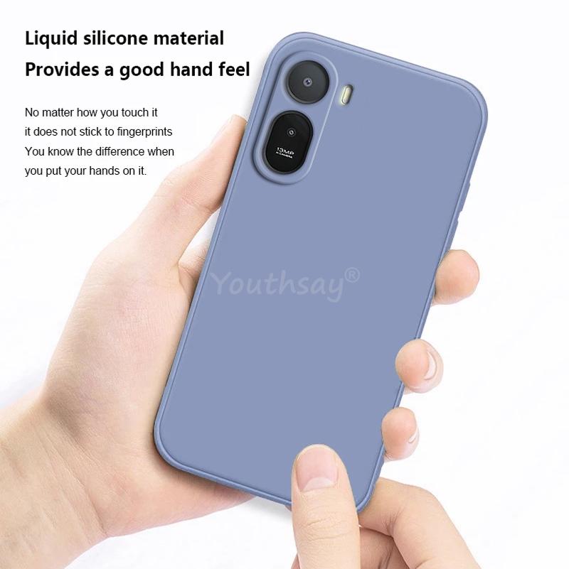 For Xiaomi Redmi A7 Pro Case Liquid Silicone Plain Case Redmi A7 Pro Cover TPU Anti-drop Phone Protector Case Redmi A7 Pro Cover