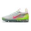 Air VaporMax 2021 Flyknit Neon Женские кроссовки Серые Photon-Dust Bright-Mango DH4088-002