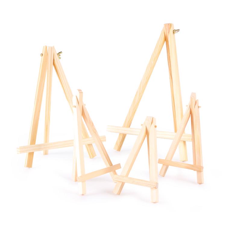 Wooden Mini Easel Desktop Tripod Frame Stand 15x8