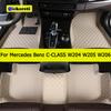 Автомобильные коврики для Mercedes Benz C-CLASS W204 W205 W206 C180-C450 Автомобильные коврики для ног Coche Аксессуары