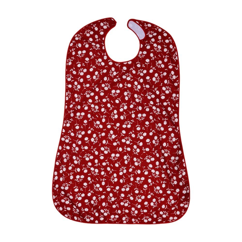 Washable Elderly Eating Bib Waterproof Adult Bib Clothing Protectors for Elderly Nursing Home Use