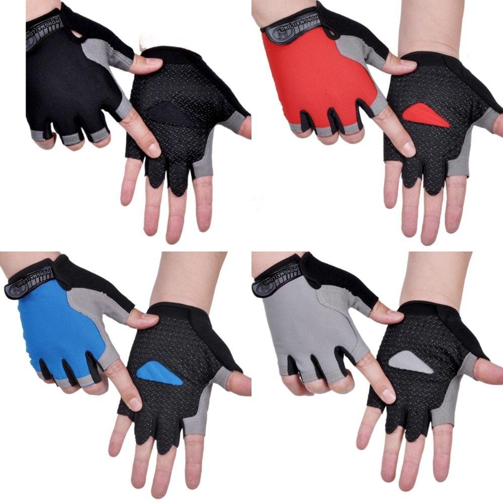 Fingerless Half Finger Gloves Breathable Bicycle Accessories Outdoor Sports
