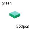 250 ШТ. Детали для сборки MOC 3070 Кирпичики 1x1 Плоская плитка Гладкая 1*1 Строительные блоки DIY Образовательные Творческие Детали Игрушка для Детей