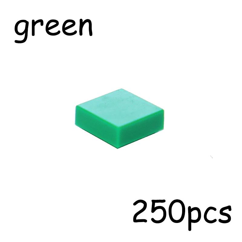 250 ШТ. Детали для сборки MOC 3070 Кирпичики 1x1 Плоская плитка Гладкая 1*1 Строительные блоки DIY Образовательные Творческие Детали Игрушка для Детей