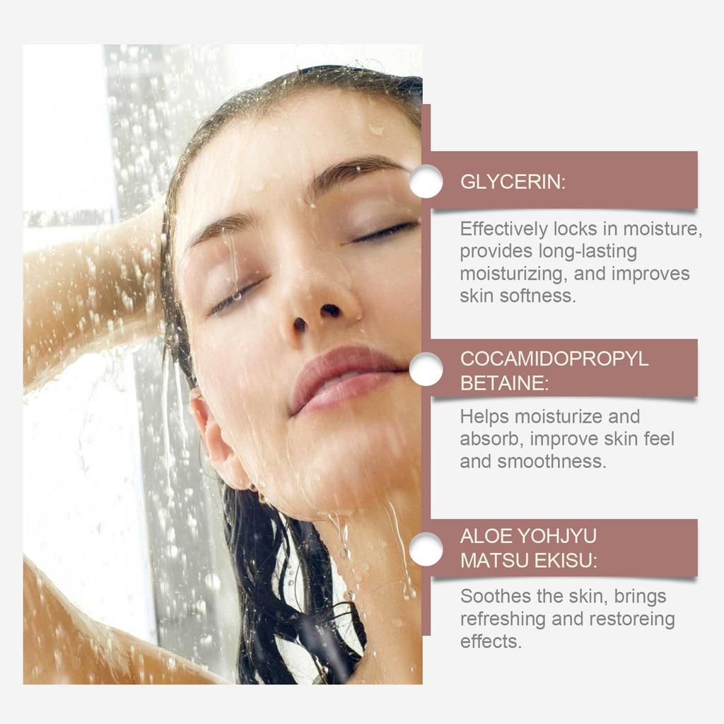 Gentle Refreshing Body Wash, Cleansing Body Wash, Moisturizing and Moisturizing Scented Body Wash, 80ml