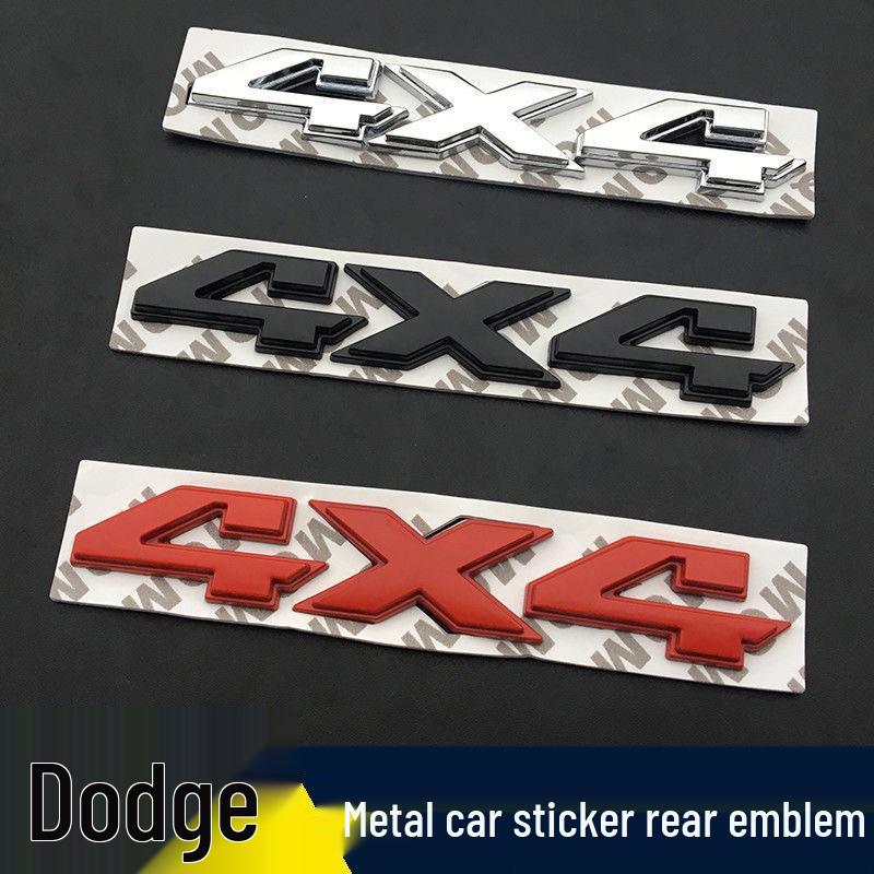 Наклейки на задний значок 4x4 для Dodge Ram, Grand Cherokee, Tacoma, Tundra и Wrangler