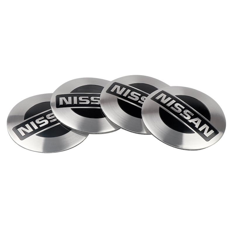 Car New Styling 56mm Wheel Center Hub Cap Sticker Badge Decoration Nissan Qashqai Note Juke Nismo Patrol Navara Mic GTR X-trail