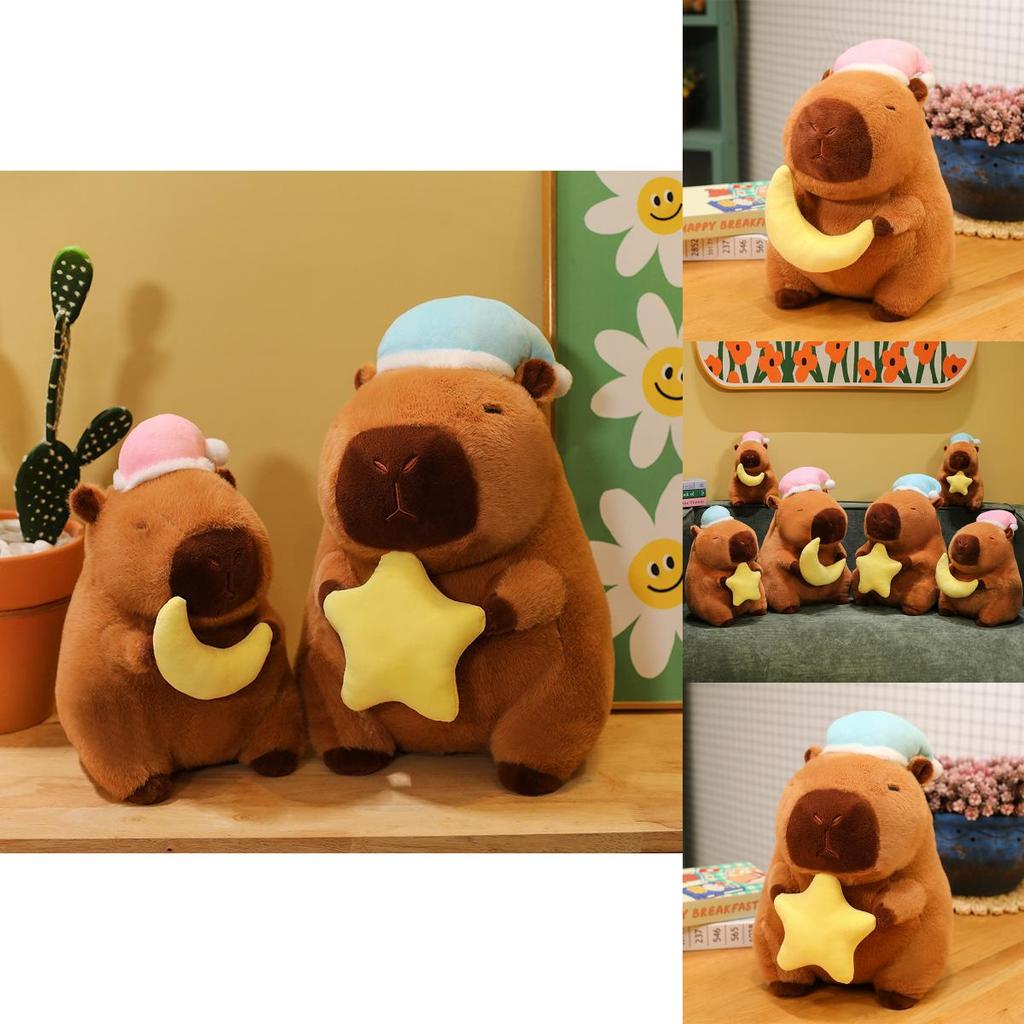 Adorable Creative Birthday Capybara Plush Toy Pillow Soft Cute Gift For Any Occasion