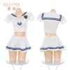 Women's Sexy Lingerie Sailor Style JK Uniform Temptation Sexy Hot Lingerie Flirting Butt-Exposing No-Need-to-Take-Off